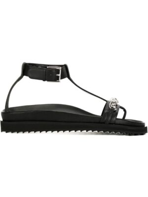 Alexander McQueen Sandalen mit Kettendetail sneakers (zwart)