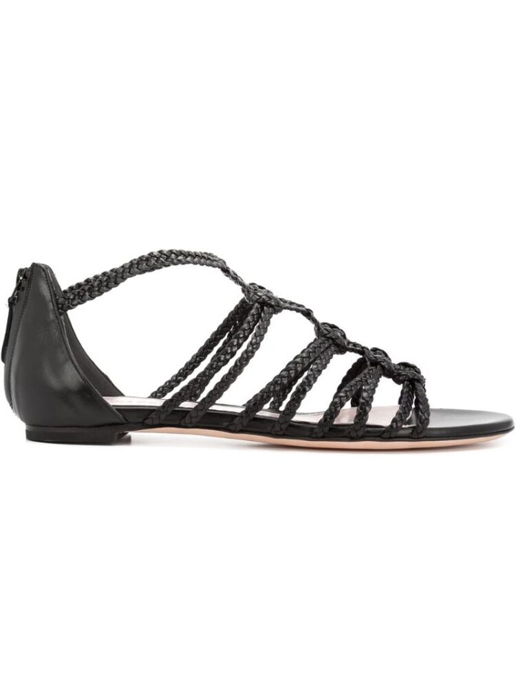 Alexander McQueen Sandalen mit Riemch sneakers (zwart)