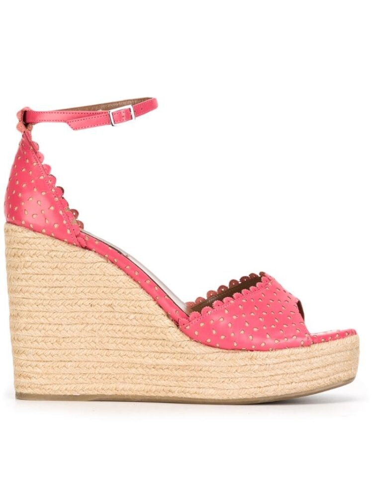 Tabitha Simmons 'Harp' Wedge-Sandal sneakers (paars)