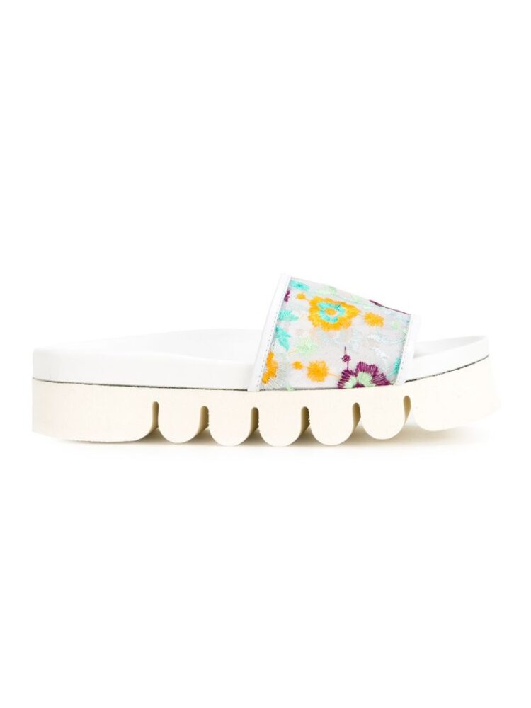 Joshua Sanders Flip-Flops mit floraler Stickerei sneakers (overige kleuren)
