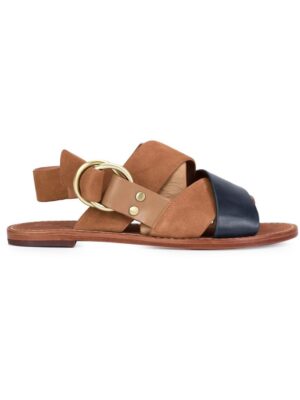 Derek Lam 10 Crosby Sandalen mit überkreuzten Riem sneakers (bruin)