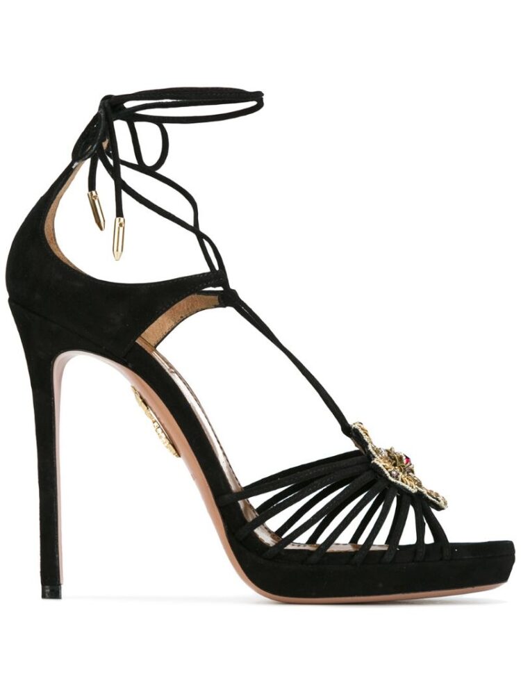 Aquazzura 'Emphig' Sandal sneakers (zwart)