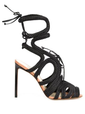 Francesco Russo Riemchensandalen mit Stiletto-Absatz sneakers (zwart)