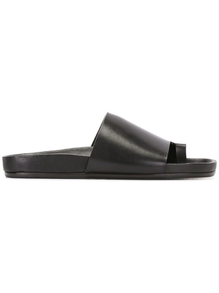 Rick Owens Pantoletten mit Zehenriem sneakers (zwart)
