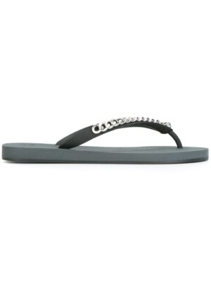 Giuseppe Zanotti Design Flip-Flops mit Kettendetail sneakers (zwart)