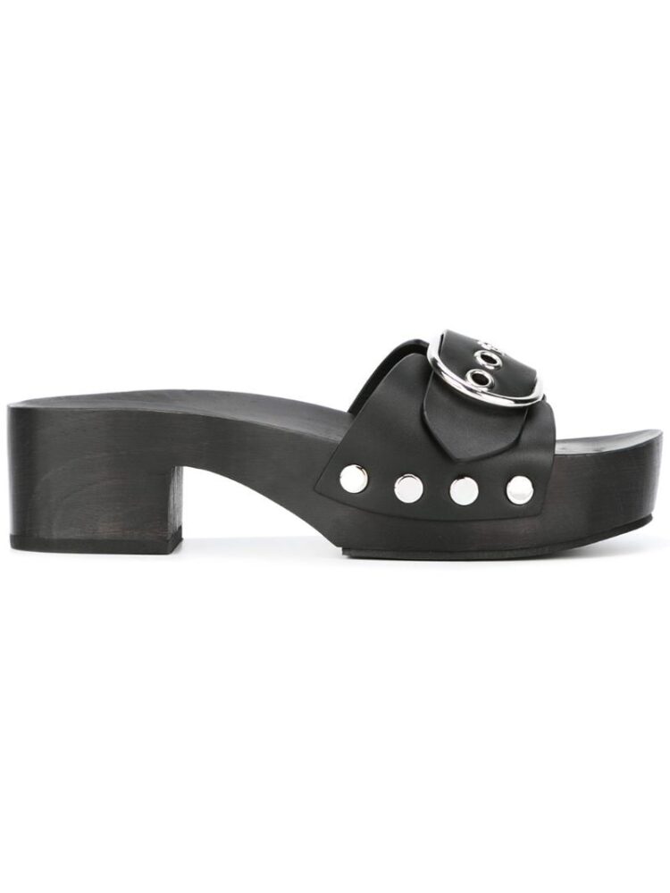 Alexander Wang Pantoletten mit Schnall sneakers (bruin)