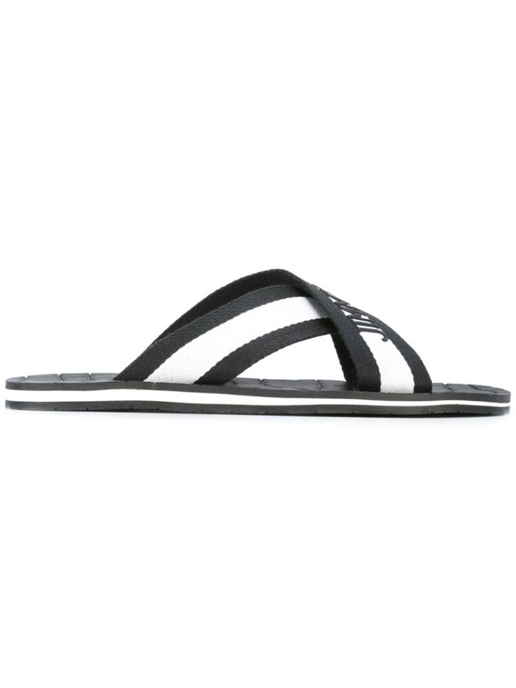 Jimmy Choo 'Clive' Flip-Flop sneakers (zwart)