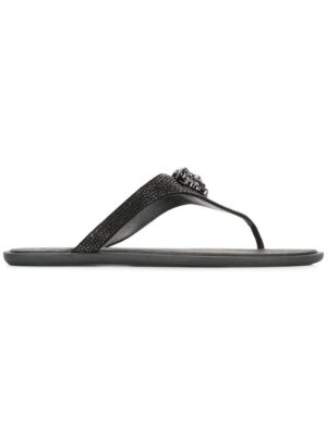 Versace Flip-Flops mit Medusa-Applikatio sneakers (zwart)