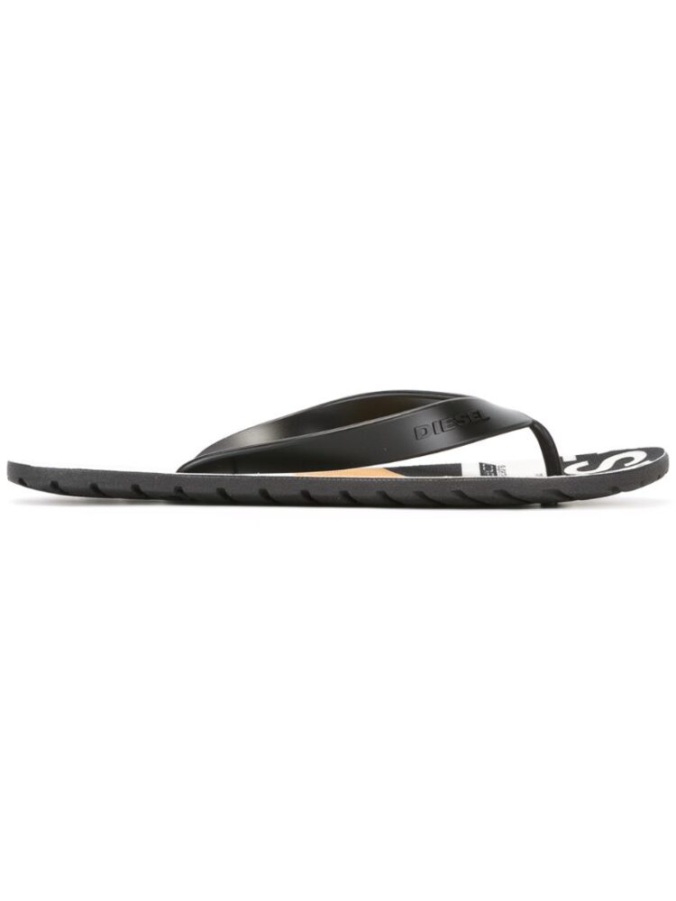 Diesel 'Splish' Flip-Flop sneakers (zwart)