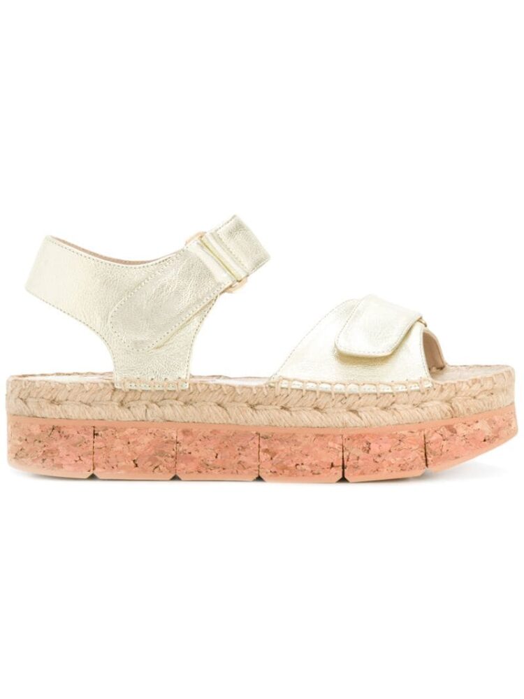 Paloma Barceló Flatform-Sandalen im Metallic-Loo sneakers (overige kleuren)