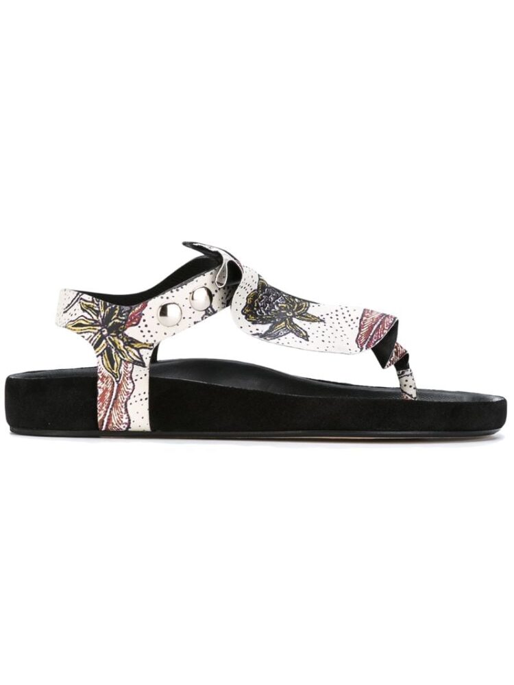 Isabel Marant 'Leakey' Sandal sneakers (zwart)