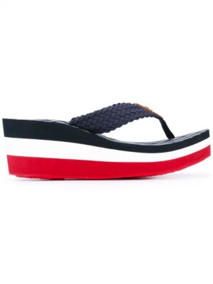 Tommy Hilfiger Flip-Flops mit gestreiftem Keilabsatz sneakers (overige kleuren)