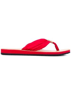 Tommy Hilfiger Flip-Flops mit Logo-Schild sneakers (rood)