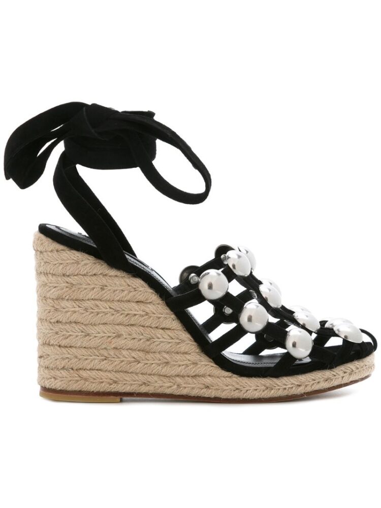 Alexander Wang 'Taylor' Sandal sneakers (zwart)