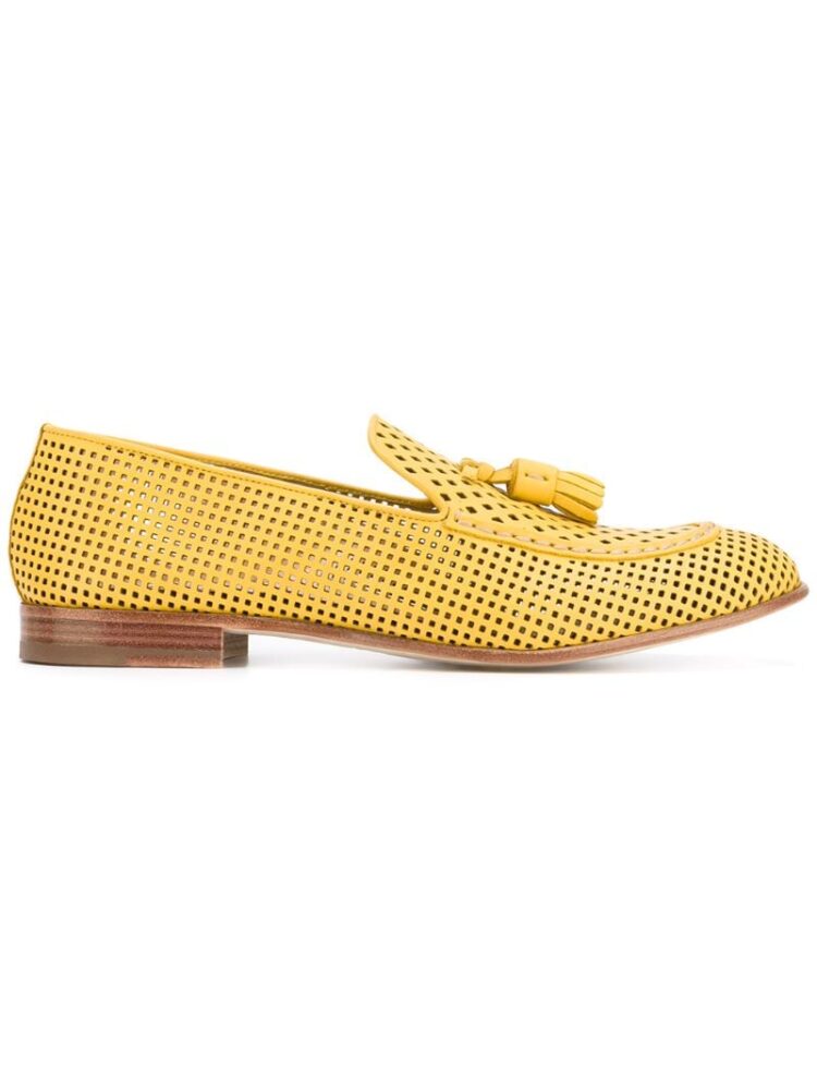 Fratelli Rossetti Perforierte Slipp sneakers (geel)