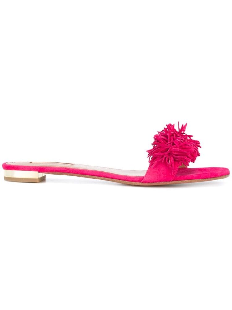 Aquazzura 'Wild Thing' Pantolett sneakers (paars)