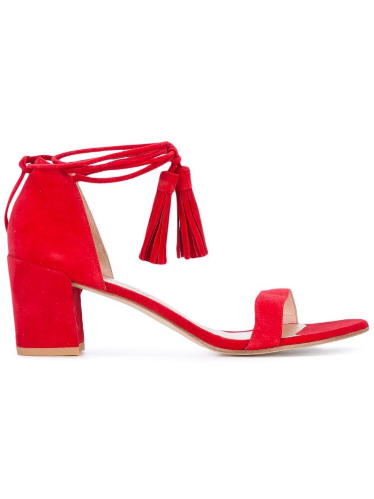 tuart Weitzman Sandalen mit niedrigem Absatz sneakers (rood)