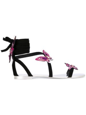 Giuseppe Zanotti Design 'Estelle' Sandalen mit Schmetterlingsapplikatio sneakers (zwart)