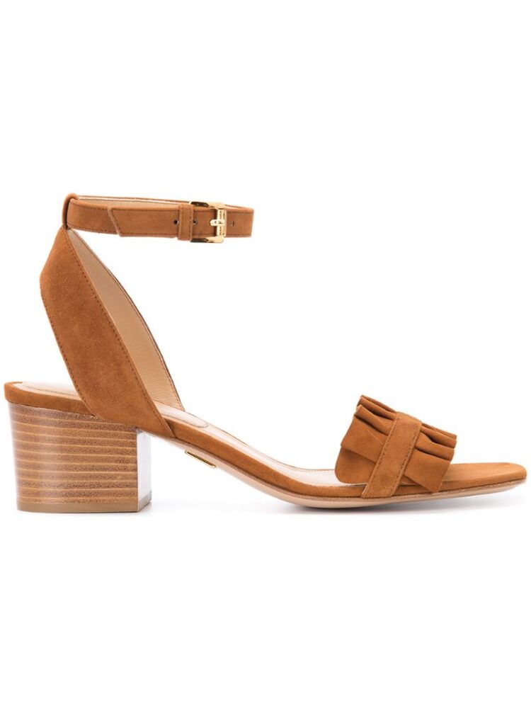 Michael Kors Sandalen mit gerüschten Detail sneakers (bruin)