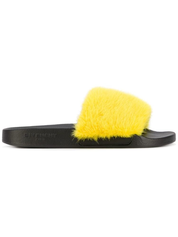 Givenchy Pantoletten mit Nerzbesatz sneakers (geel)