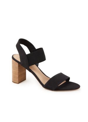 045 Jumper sandalette met nubuck details