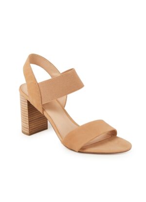 612 Jumper sandalette met nubuck details