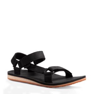 Teva Original leren outdoor sandalen zwart (Zwart)