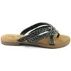 Lazamani DAMES slipper 75.526 zwart