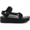 Teva SANDALIA W FLATFORM UNIVERSAL BLACK negro