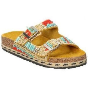 Isteria SANDALIAS 20076 MODA JOVEN OCRE