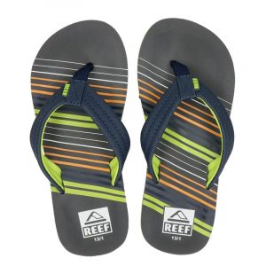 Reef Ahi stripe slippers