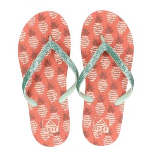 Reef Kids Stargazer Pineapple slippers