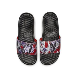 Nike Benassi JDI Floral Slipper voor dames - Zwart