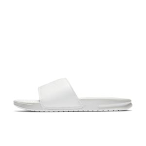 Nike Benassi Metallic QS Slippers voor dames - Wit
