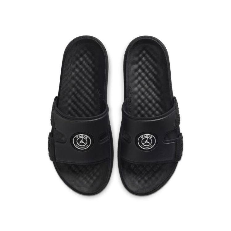 Jordan Hydro 8 Paris Saint-Germain Slipper - Zwart