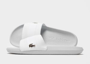 Lacoste Croco Slippers Heren (White)