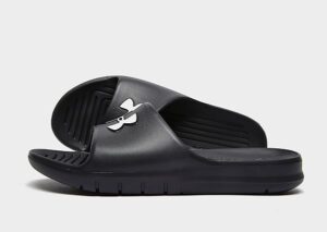 Under Armour Core Slides Heren (Black/White)