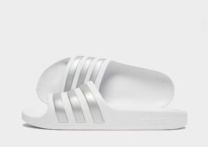 adidas Originals Adilette Slides Kinderen (White/Silver)