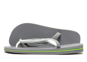 Havaianas Brazil Mix- teenslippers (Grey/White)