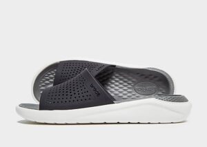 CROCS LiteRide Slides Heren (Grey/Black/White)