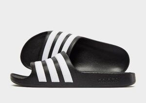 adidas Adilette Aqua Slides Junior (Black/White)