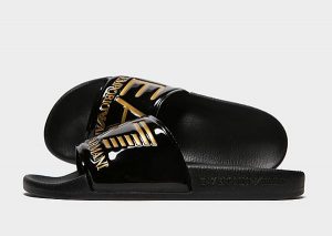 Emporio Armani EA7 Seaworld Slippers Dames (Black/Gold)