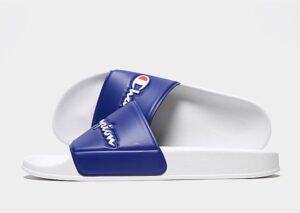 Champion Varsity Slippers Heren (White/Blue)