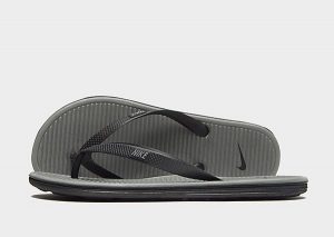 Nike Solarsoft II-teenslippers (Grey/Black)